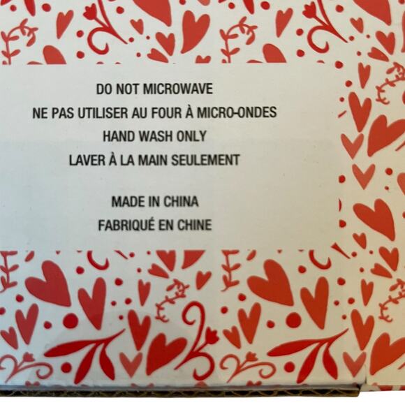 Valentines Day Jeweled HEARTS Stemless Wine Glasses Set of 2 Red & Pink New - Picture 12 of 14